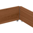 vidaXL barna tömör fenyőfa raklapmagasító 150 x 100 cm