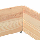 vidaXL 2 db tömör fenyőfa raklapmagasító 150 x 100 cm