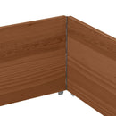 vidaXL 2 db barna tömör fenyőfa raklapmagasító 150 x 100 cm
