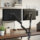 vidaXL kétkaros monitorállvány max 27" képernyőhöz os gázrugó 20kg