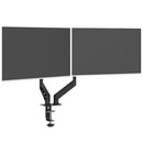 vidaXL kétkaros monitorállvány max 27" képernyőhöz os gázrugó 20kg