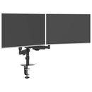 vidaXL kétkaros monitorállvány max 27" képernyőhöz os gázrugó 20kg