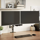 vidaXL kétkaros monitorállvány max 27" képernyőhöz os gázrugó 20kg