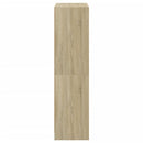 vidaXL sonoma tölgy színű magasszekrény ajtókkal 68x37x142 cm