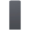 vidaXL antracitszürke acél tűzifatároló 100 x 40 x 100 cm