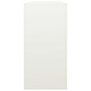 vidaXL fehér acél tűzifatároló 100 x 40 x 80 cm