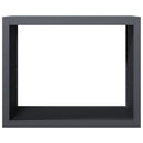 vidaXL antracitszürke acél tűzifatároló 100 x 40 x 80 cm