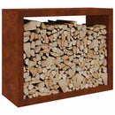 vidaXL tűzifa állvány 100x40x80 cm időjárásálló acélból