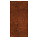 vidaXL tűzifa állvány 100x40x80 cm időjárásálló acélból
