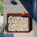 vidaXL tűzifa állvány 100x40x80 cm időjárásálló acélból