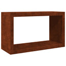 vidaXL tűzifa állvány 100x40x60 cm időjárásálló acélból