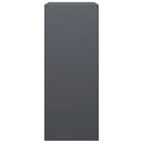 vidaXL antracitszürke acél tűzifatároló 60 x 40 x 100 cm