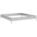 vidaXL horganyzott acél kerti magaságyás 100 x 100 x 18,5 cm