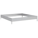 vidaXL horganyzott acél kerti magaságyás 100 x 100 x 18,5 cm