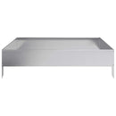 vidaXL horganyzott acél kerti magaságyás 100 x 100 x 26 cm