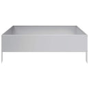 vidaXL horganyzott acél kerti magaságyás 100 x 100 x 33,5 cm