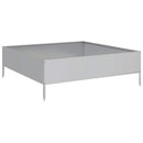 vidaXL horganyzott acél kerti magaságyás 100 x 100 x 33,5 cm