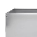 vidaXL horganyzott acél kerti magaságyás 100 x 100 x 33,5 cm