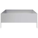 vidaXL horganyzott acél kerti magaságyás 100 x 100 x 41 cm