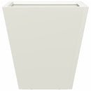 vidaXL 2 db fehér acél kerti növénytartó 30 x 30 x 30 cm