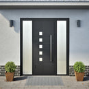 vidaXL Kerti növénytartók 2 db 30x30x30 cm időjárásálló acélból