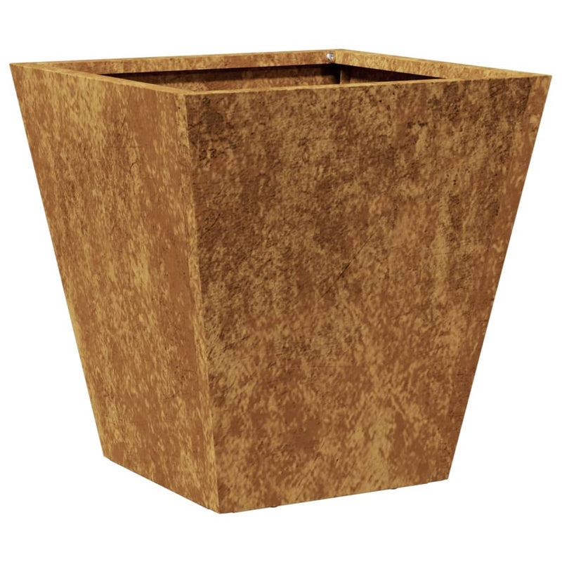 vidaXL 2 db corten acél kerti növénytartó 30 x 30 x 30 cm