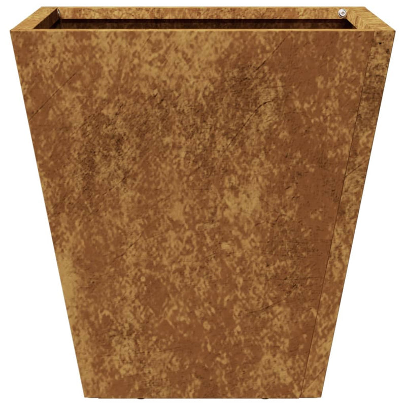 vidaXL 2 db corten acél kerti növénytartó 30 x 30 x 30 cm