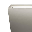 vidaXL Kerti növénytartók 2 db 30x30x30 cm időjárásálló acélból