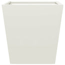 vidaXL fehér acél kerti virágtartó 40 x 40 x 40 cm