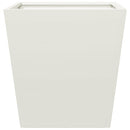 vidaXL fehér acél kerti virágtartó 40 x 40 x 40 cm