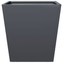 vidaXL 2 db antracitszürke acél kerti növénytartó 40 x 40 x 40 cm