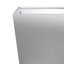 vidaXL horganyzott acél kerti virágtartó 40 x 40 x 40 cm