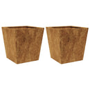 vidaXL 2 db corten acél kerti növénytartó 40 x 40 x 40 cm