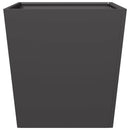 vidaXL fekete acél kerti virágtartó 50 x 50 x 50 cm