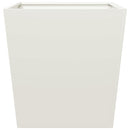 vidaXL 2 db fehér acél kerti növénytartó 50 x 50 x 50 cm