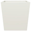 vidaXL 2 db fehér acél kerti növénytartó 50 x 50 x 50 cm