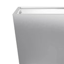 vidaXL horganyzott acél kerti virágtartó 50 x 50 x 50 cm