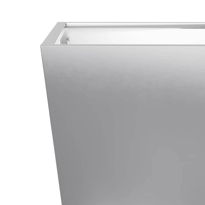 vidaXL horganyzott acél kerti virágtartó 50 x 50 x 50 cm