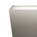 vidaXL kerti növénytartók 2 db 50x50x50 cm időjárásálló acélból