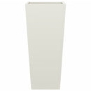 vidaXL 2 db fehér acél kerti növénytartó 35 x 35 x 75 cm