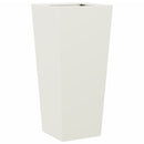 vidaXL 2 db fehér acél kerti növénytartó 35 x 35 x 75 cm