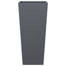 vidaXL antracitszürke acél kerti növénytartó 35 x 35 x 75 cm