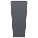 vidaXL antracitszürke acél kerti növénytartó 35 x 35 x 75 cm