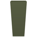 vidaXL olívazöld acél kerti növénytartó 35 x 35 x 75 cm