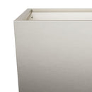 vidaXL kerti növénytartó 35x35x75 cm időjárásálló acélból