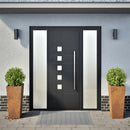 vidaXL kerti növénytartók 2 db 35x35x75 cm időjárásálló acélból