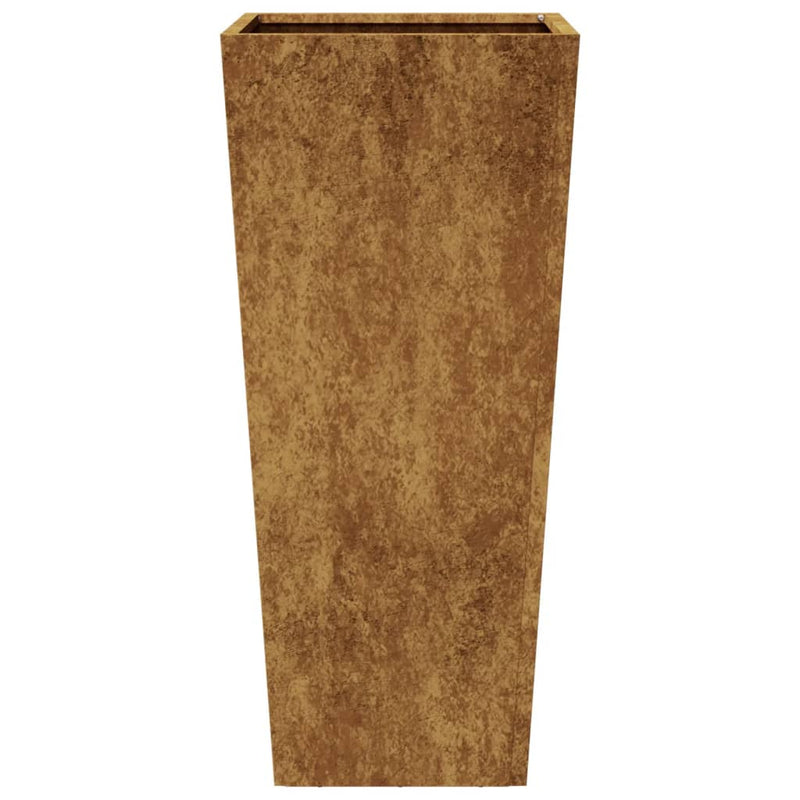 vidaXL 2 db corten acél kerti növénytartó 35 x 35 x 75 cm