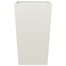 vidaXL 2 db fehér acél kerti növénytartó 45 x 45 x 75 cm