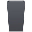 vidaXL 2 db antracitszürke acél kerti növénytartó 45 x 45 x 75 cm