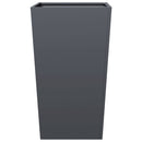 vidaXL 2 db antracitszürke acél kerti növénytartó 45 x 45 x 75 cm
